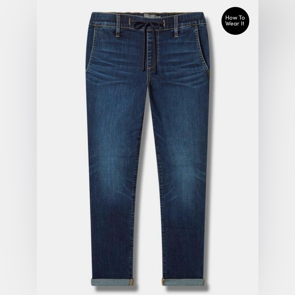 Torrid pull-on weekend boyfriend jeans, 3X